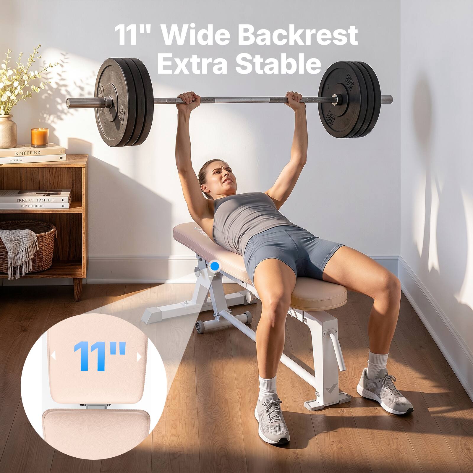 11" Wide Backrest Extra Stable
