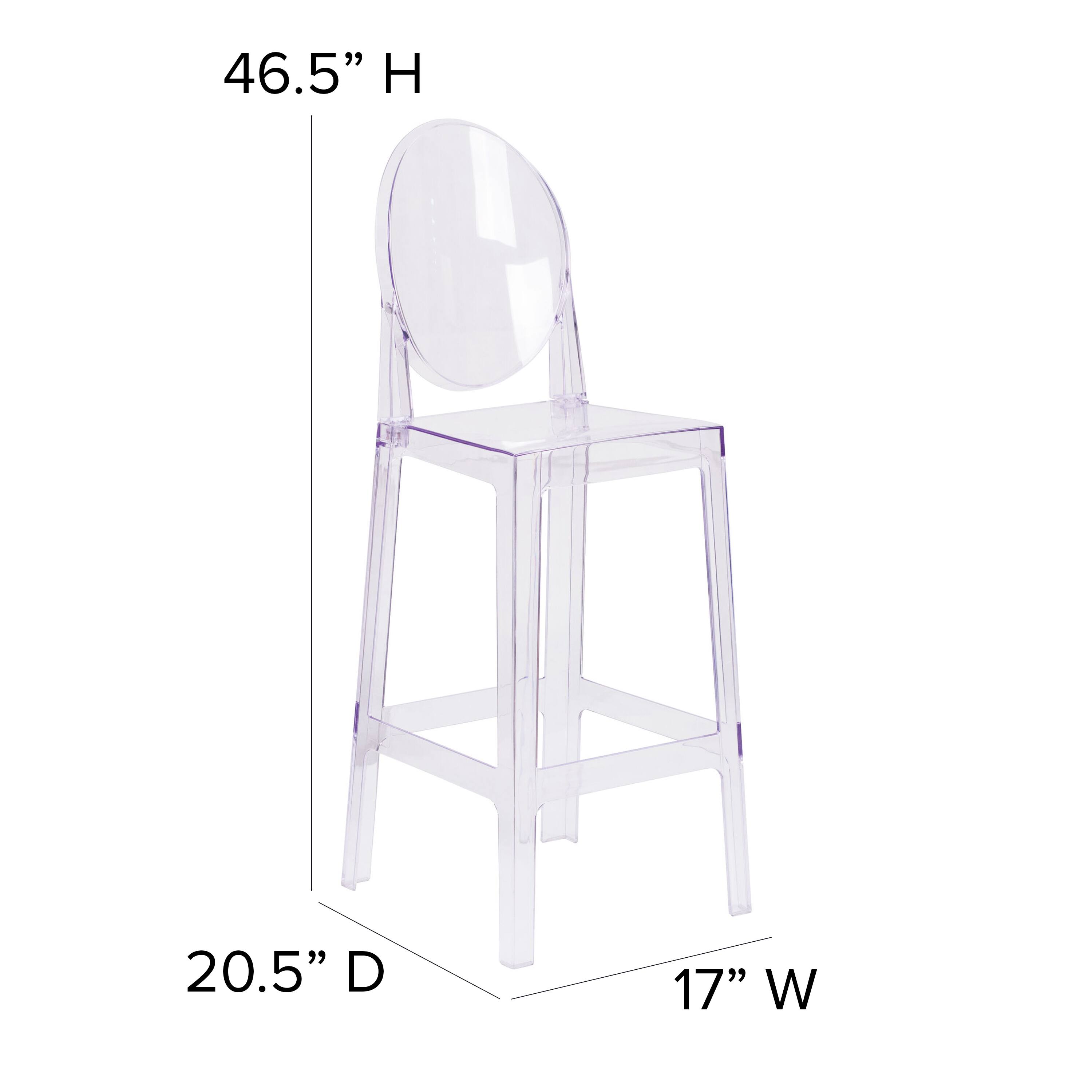 46.5" H  
20.5" D  
17" W