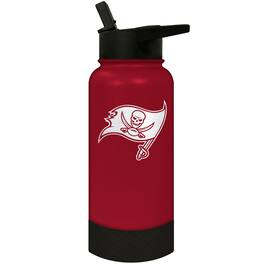 Great American Products - Tampa Bay Buccaneers 32oz. Logo Thirst Hydration Water Bottle - Multicolor