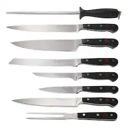 Wusthof - Classic 6 Piece Cook's Set with Classic 2-Piece Carving Set (1120160204) - Silver