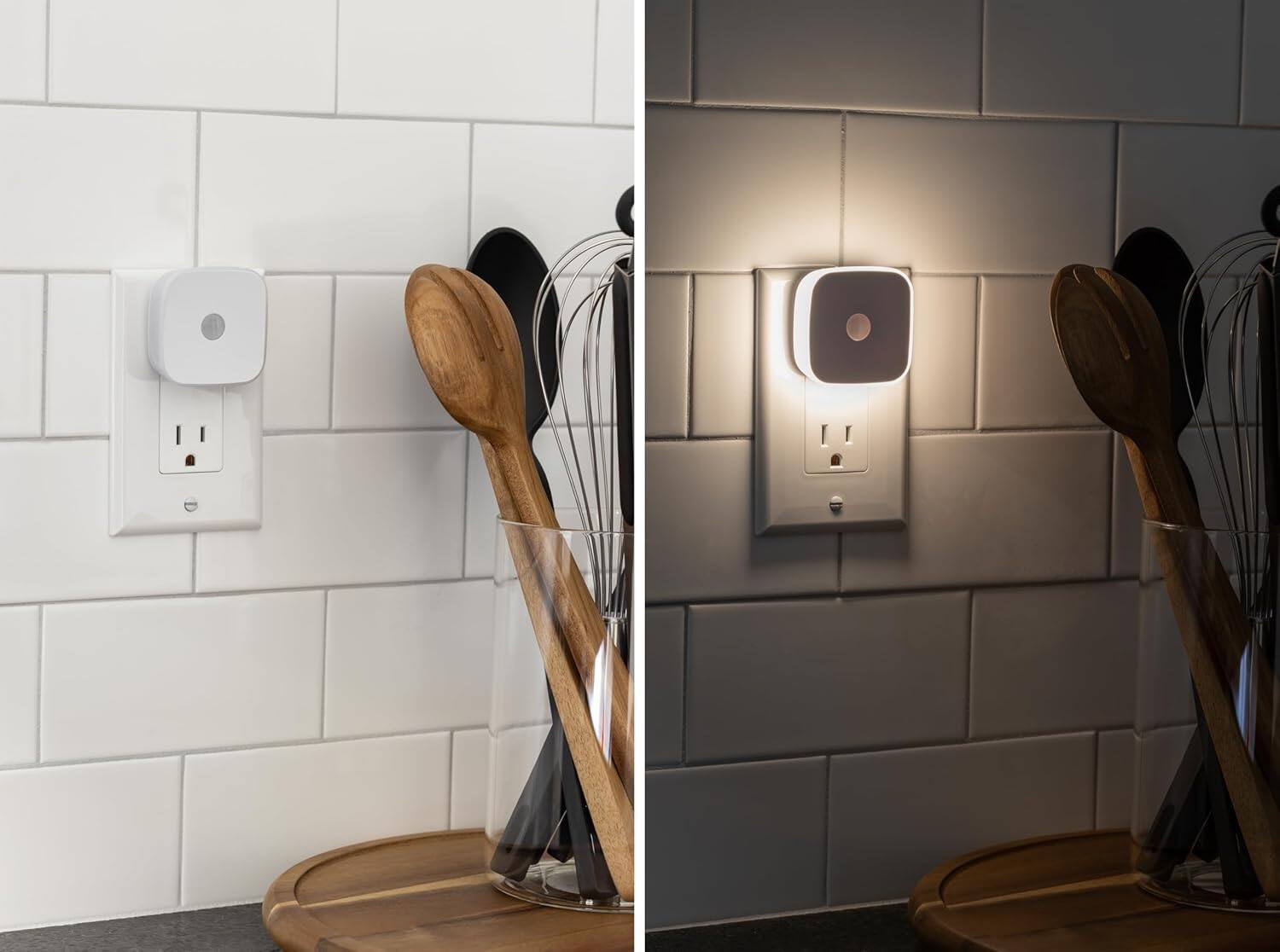 Angle. RTMB - LED Plug-In Night Light, Motion & Dusk-to-Dawn Sensor, 2-Pack.