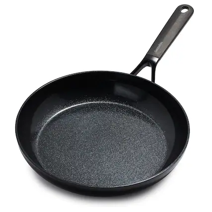 Front. GreenPan - SmartShape Healthy Ceramic Nonstick Hard Anodized 11-Inch Fry Pan - Black.