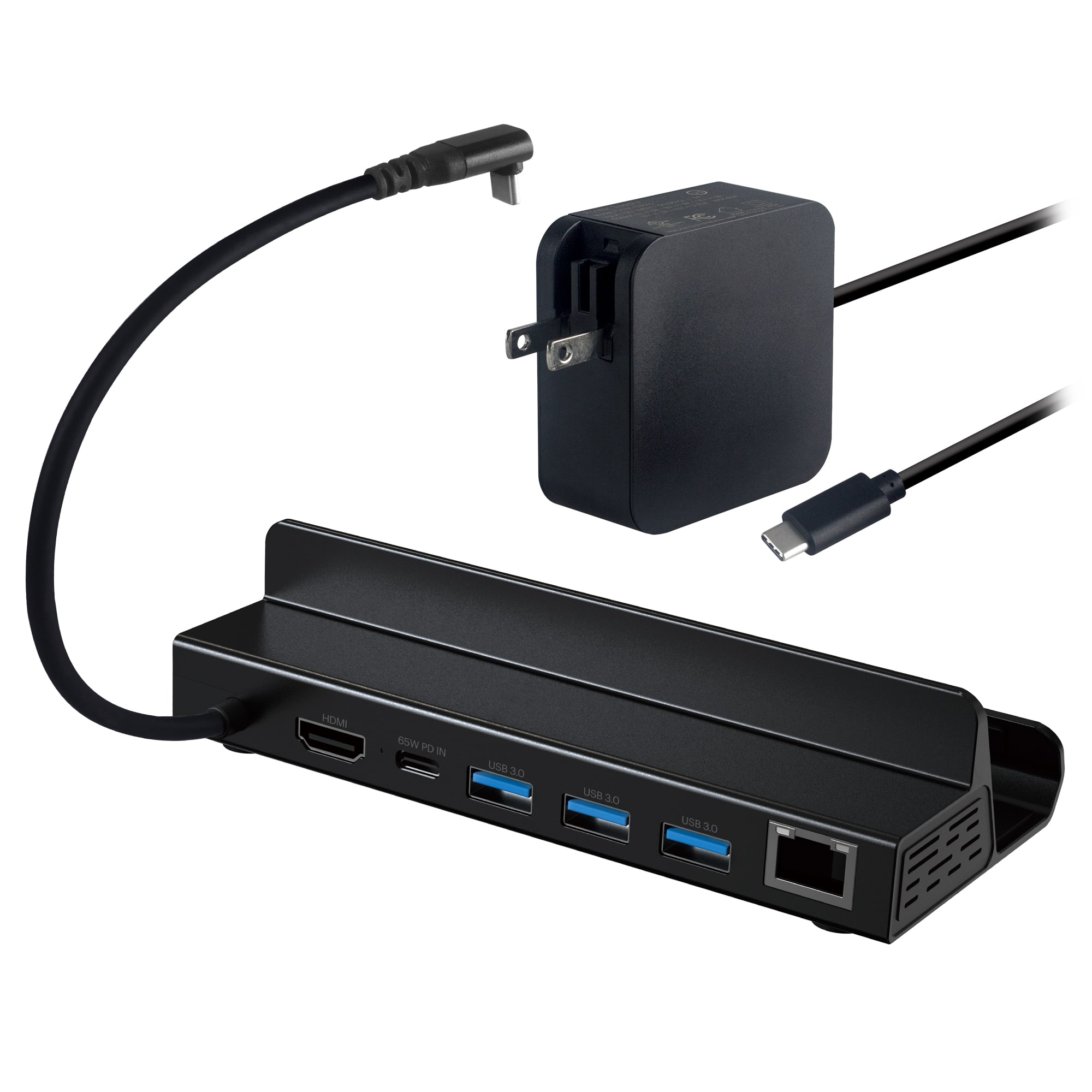 Alt View 12. Insignia™ - Rog Ally Docking Station.