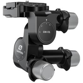 Leofoto - GW-01 3-Way Geared Head with Arca-Type Quick Release Plate