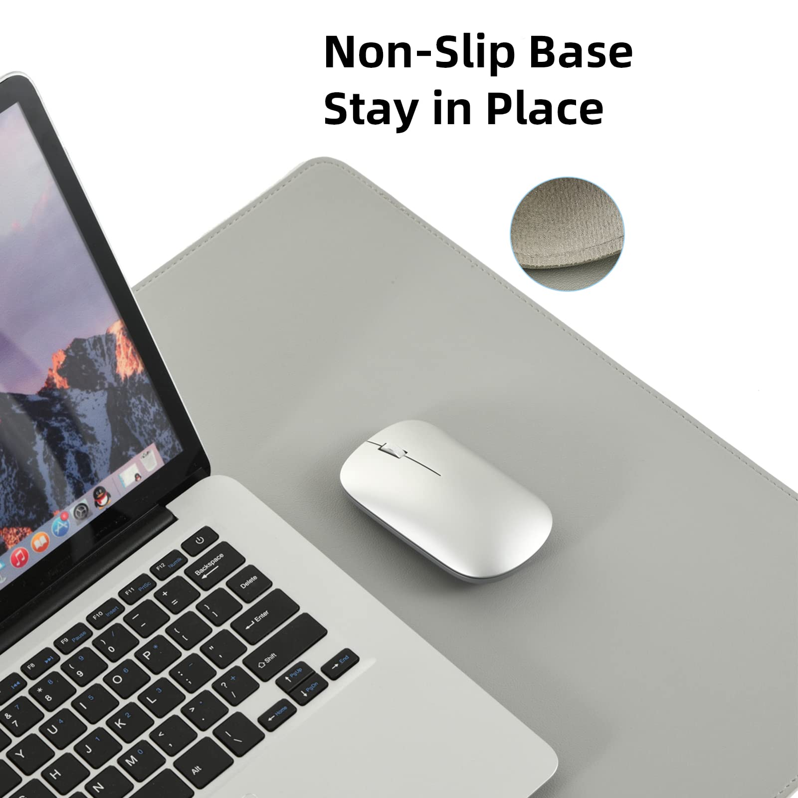 Non-Slip Base Stay in Place