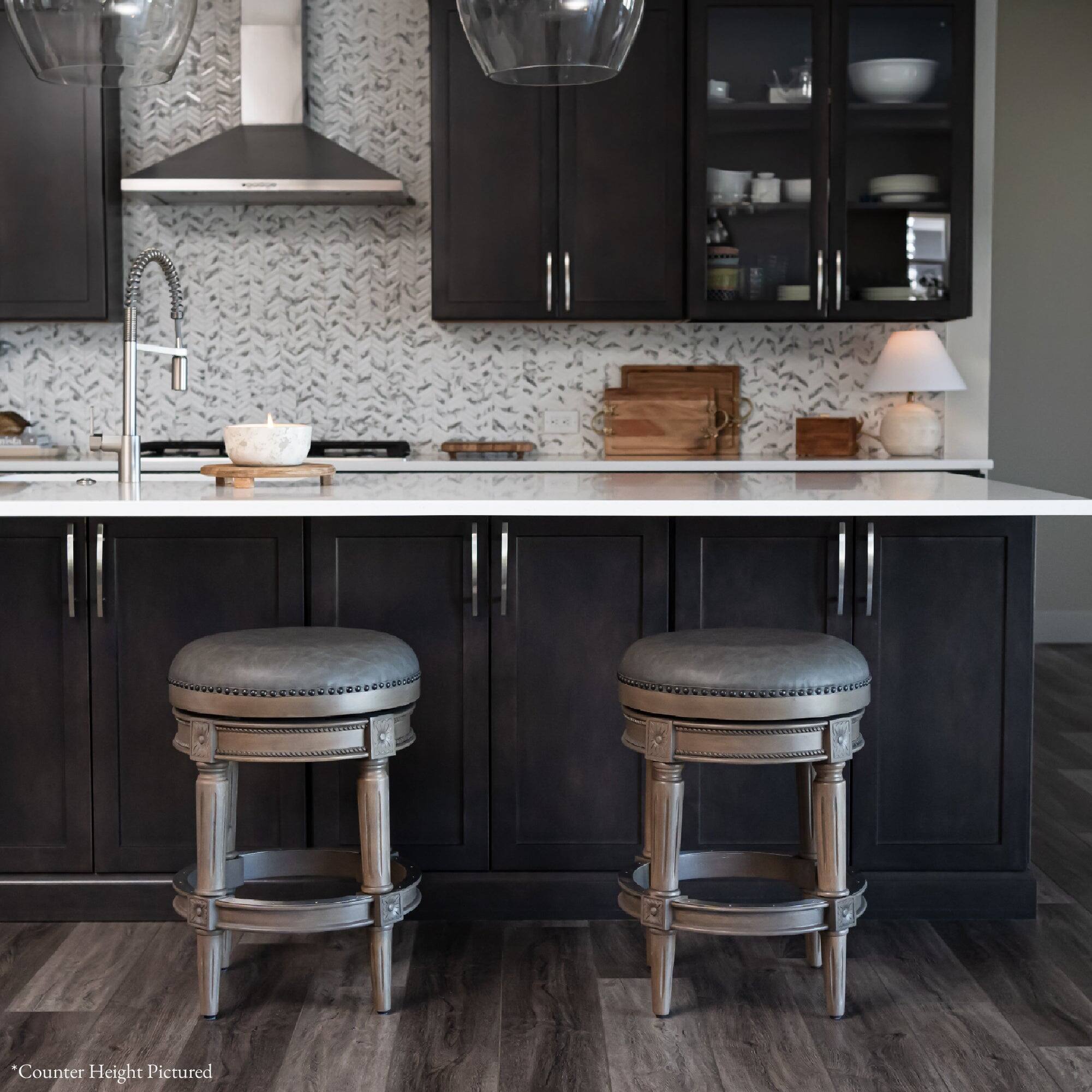 The text on the image reads: "Counter Height Pictured."