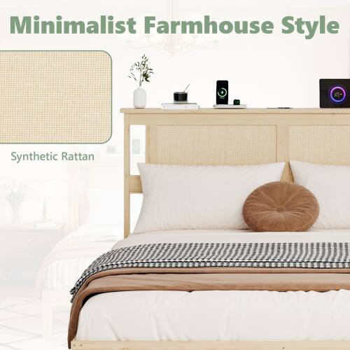 Minimalist Farmhouse Style  
Synthetic Rattan