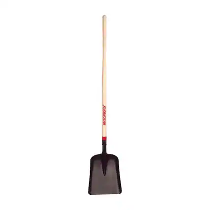 Front. Razor - Razor-Back 58.75 in. Steel Scoop Eastern Pattern Shovel Wood Handle.