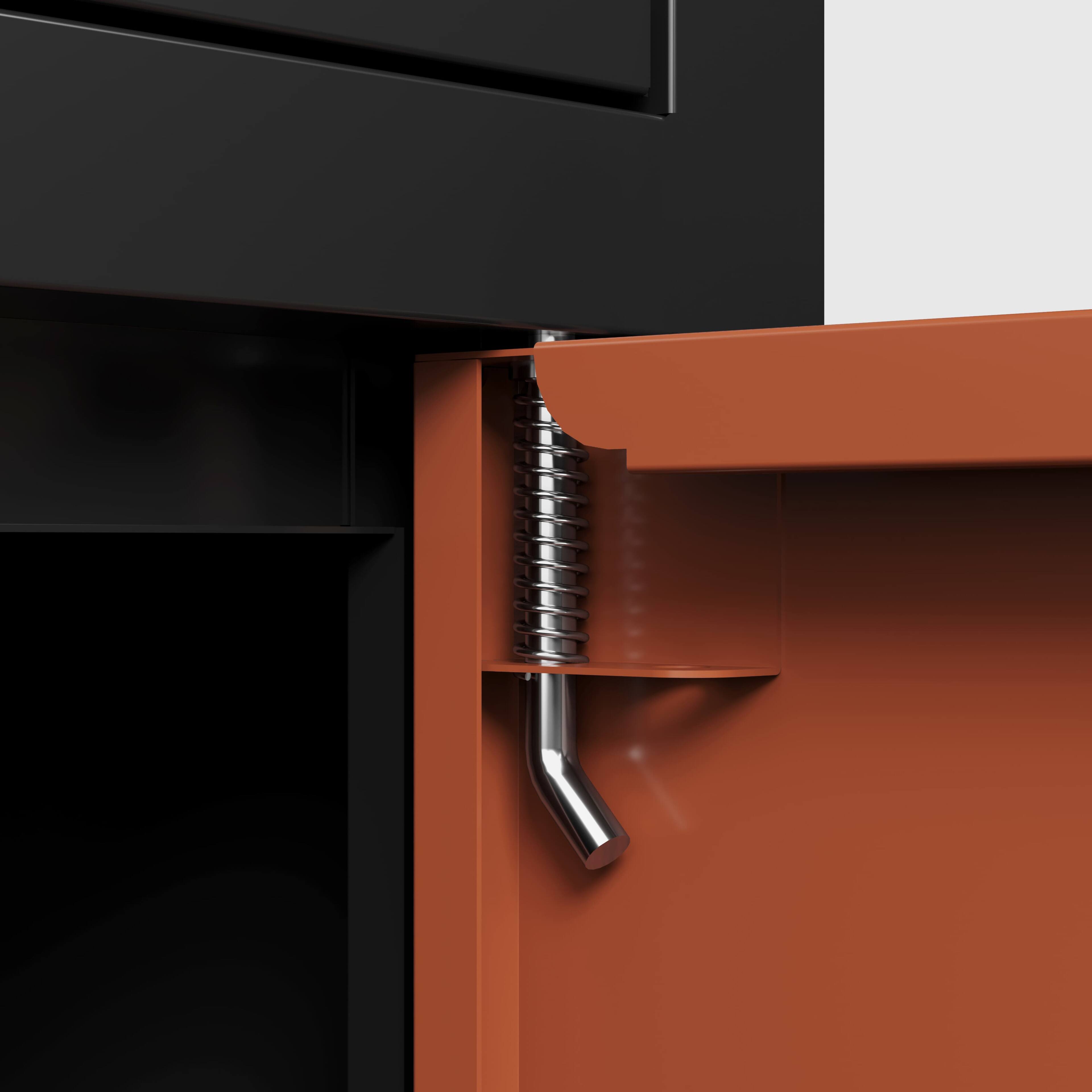 Alt View 7. Lycvki - Outdoor Parcel Drop Box with Mechanical Lock Floor Standing Courier Locker.