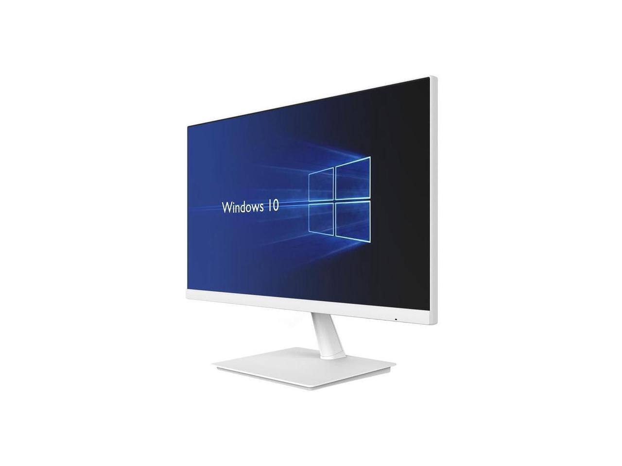 Alt View 3. Planar - Planar 998-0411-00 23.8" 1920x1080 Full HD LED LCD IPS 7ms 60Hz Computer Monitor - White - White.