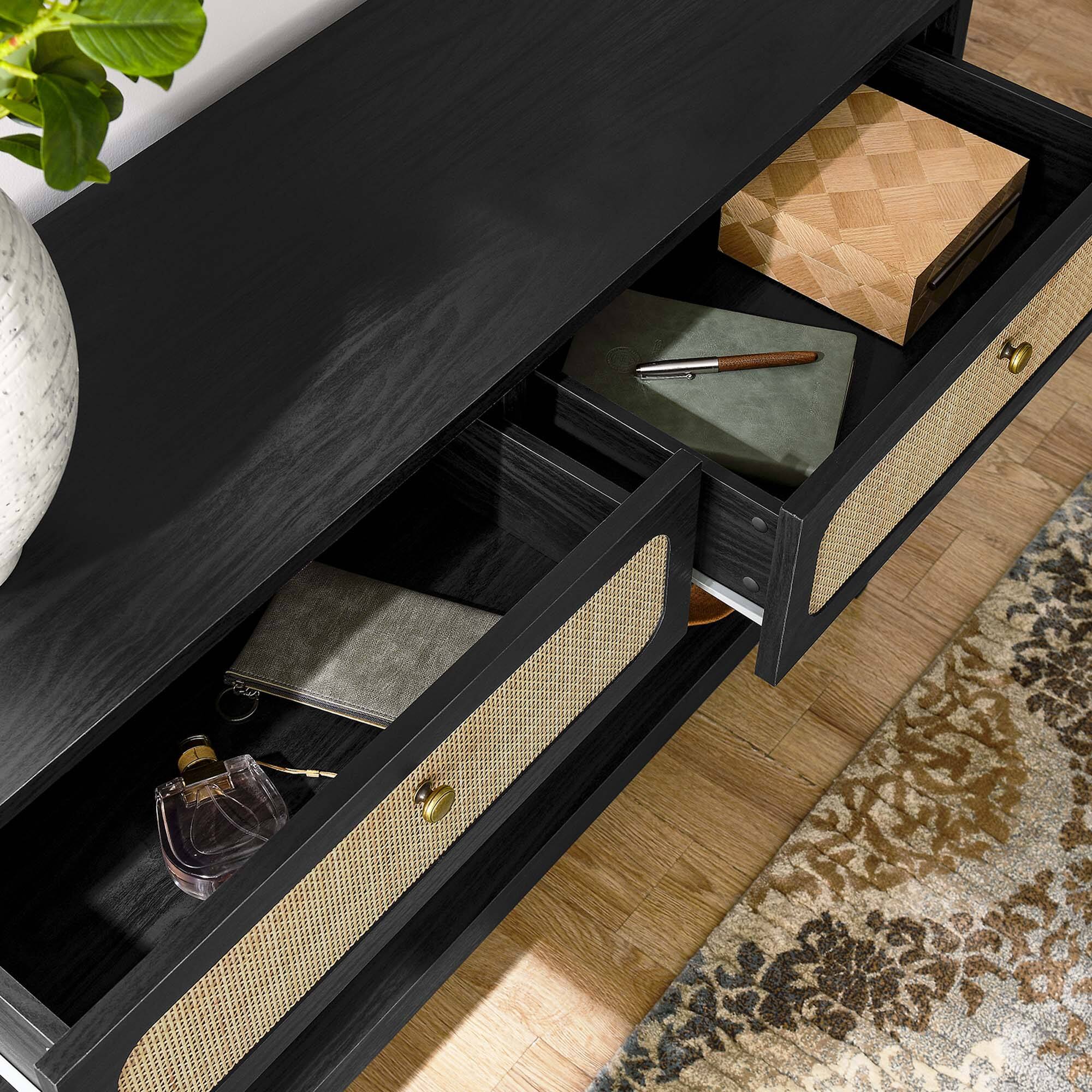 Alt View 1. Modway - Chaucer Wood Entryway Console Table by Modway - Black.