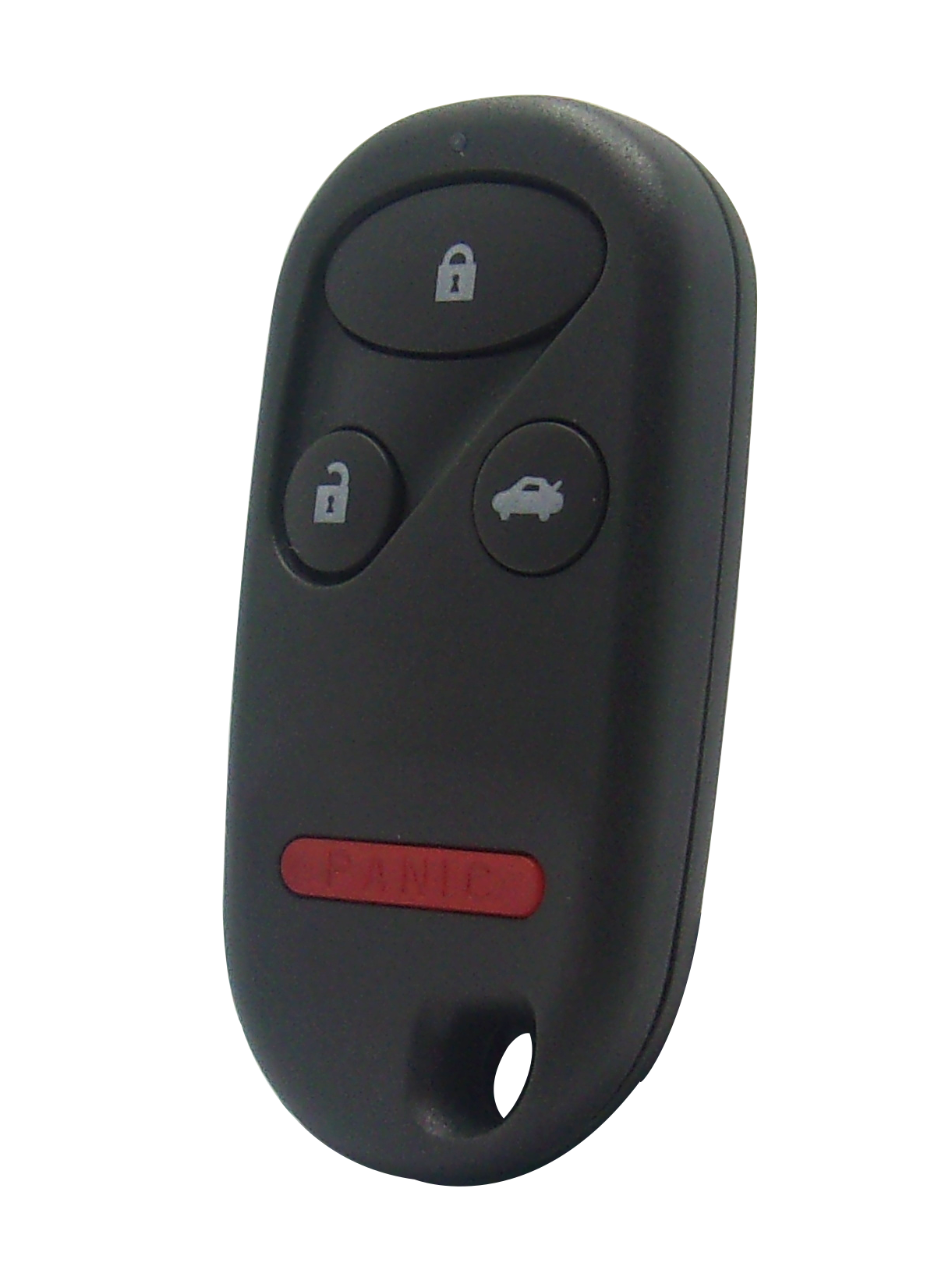 Left. Car Keys Express - Honda Keyless Entry Remote - 4 Buttons (Lock, Unlock, Trunk, and Panic) - Black.