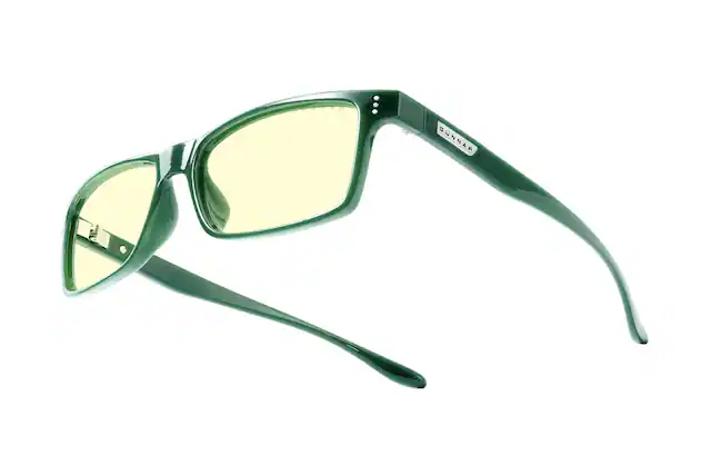 Front. GUNNAR - GUNNAR Gaming Glasses - Vertex, Moss, Amber Lens - Blue Light Blocking, Relieve Dry Eye, Anti Glare - Moss.