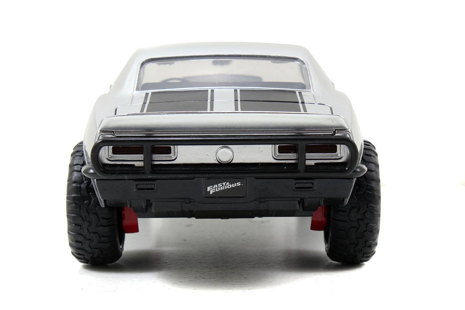Back. Jada - Roman's Chevrolet Camaro Z/28 Silver "Fast & Furious 7" Movie 1/24 Diecast Model Car by Jada - Silver.
