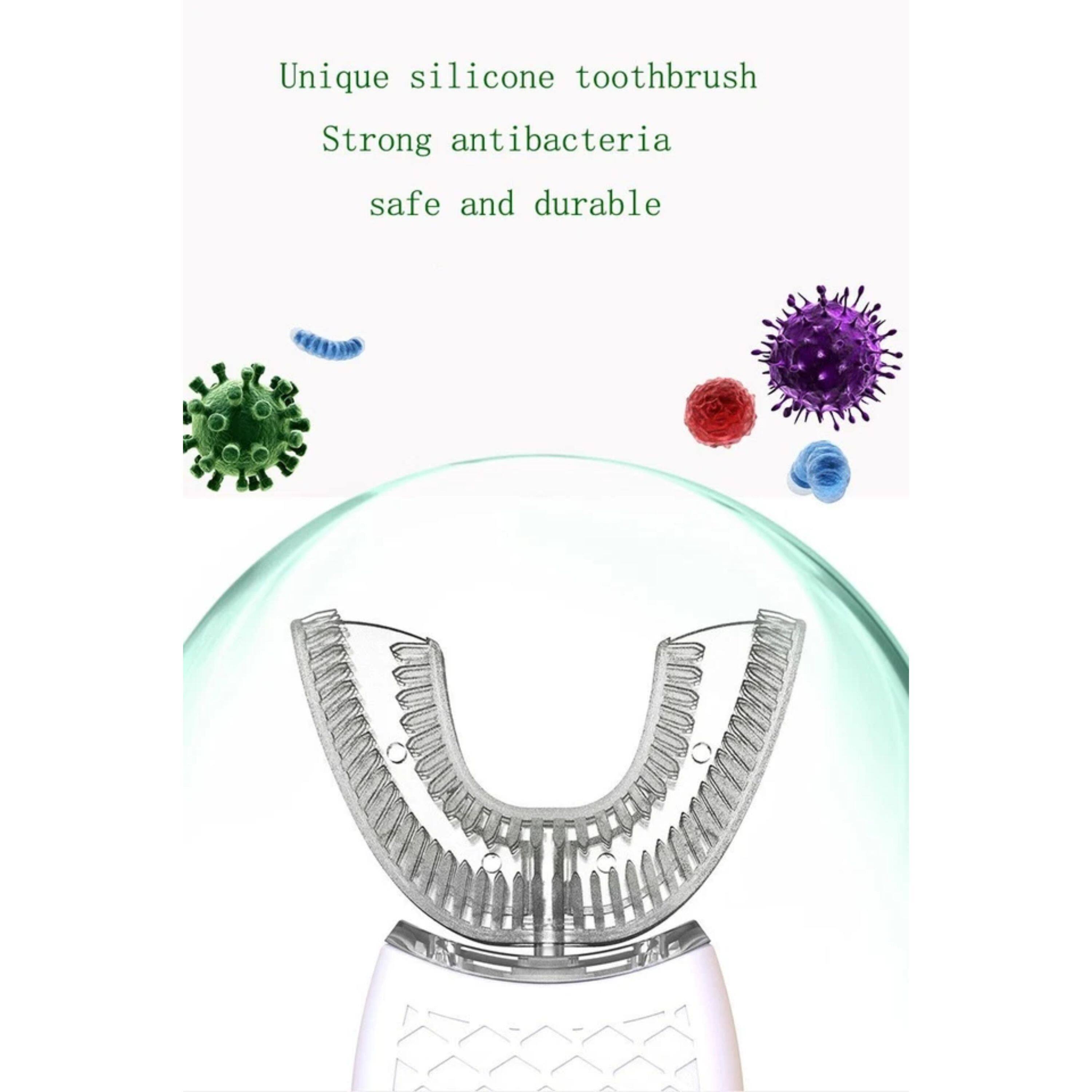 Unique silicone toothbrush  
Strong antibacteria  
safe and durable