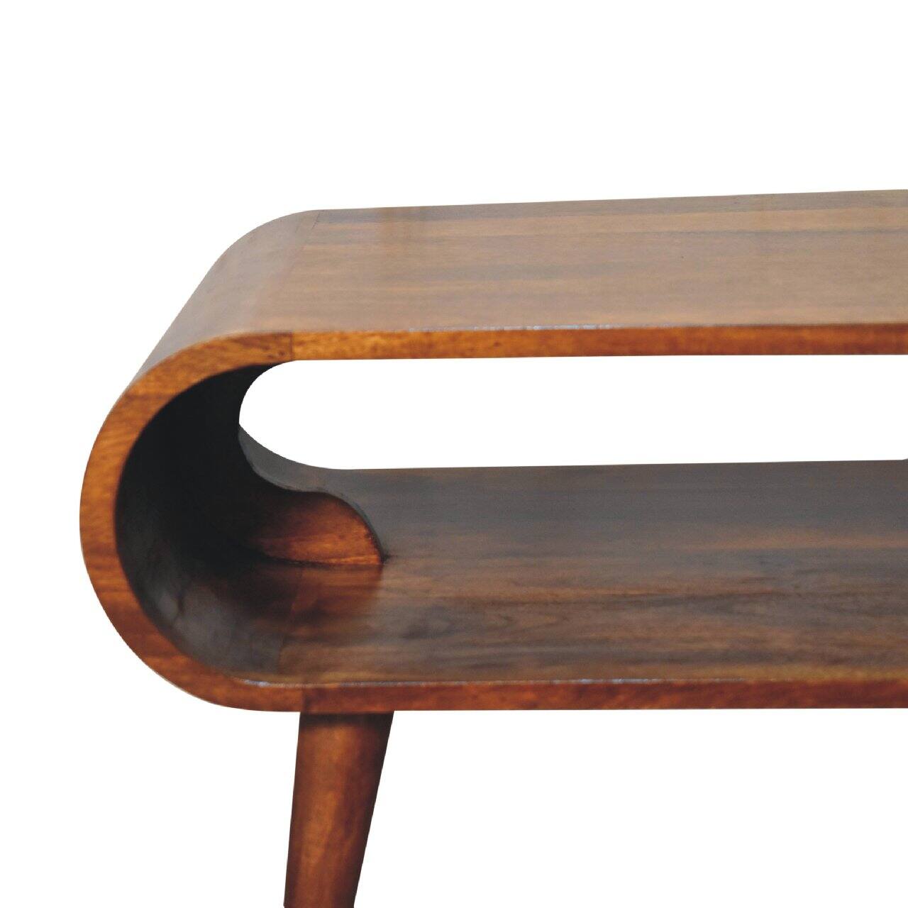 Alt View 1. Artisan Furniture - Open Chestnut Coffee Table - chestnut.