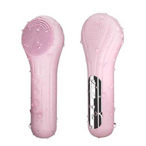 Vulpecula Spade - 5 Modes Silicone Face Scrubber, Waterproof Face Scrubber Exfoliator for Men & Women, Rechargeable Electric Facial