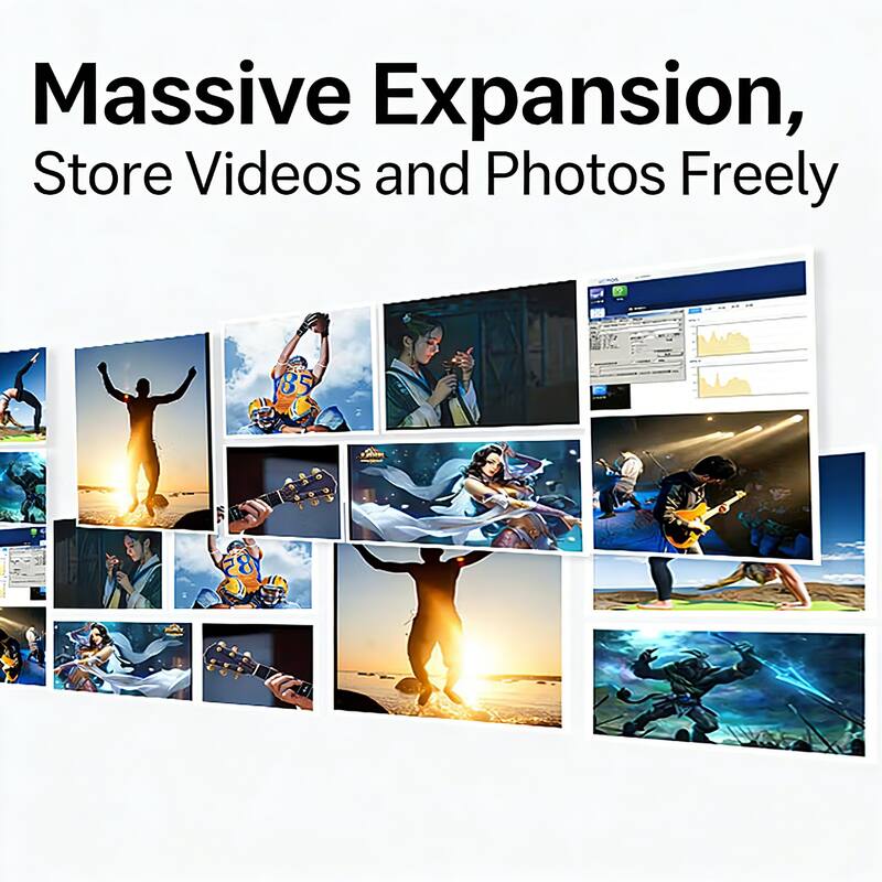 Massive Expansion, Store Videos and Photos Freely