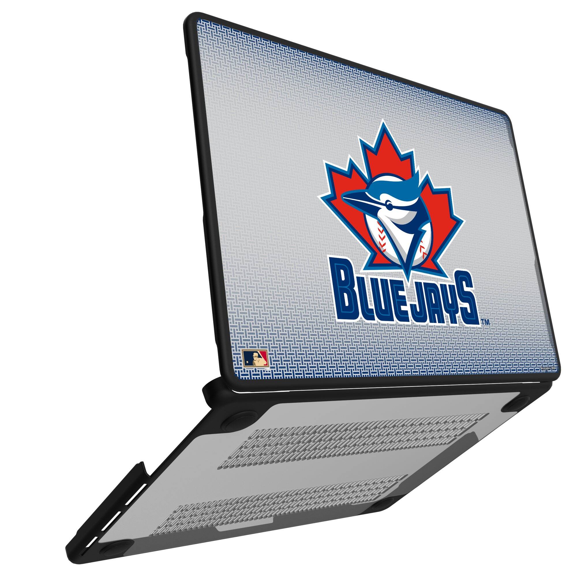Alt View 1. Keyscaper - Toronto Blue Jays Linen MacBook Case - Pro 13 in - Multicolor.