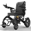 Front. KERDOM - 68lbs Foldable Motorized Electric Wheelchair for Adult Senior, All Terrain Long Range Intelligent Climbing Wheelchair - Black.