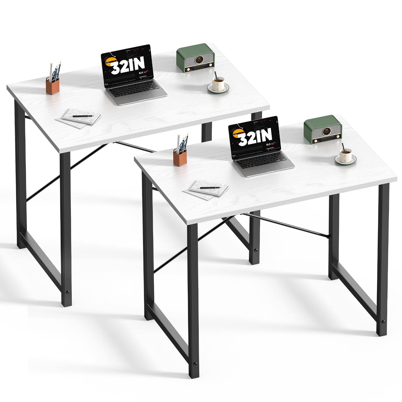 Stylel Star Small Computer Desk For Home Office Modern Study Work Table ...