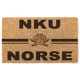 Jardine - Northern Kentucky University Norse 18" x 30" Team Logo Doormat - Brown