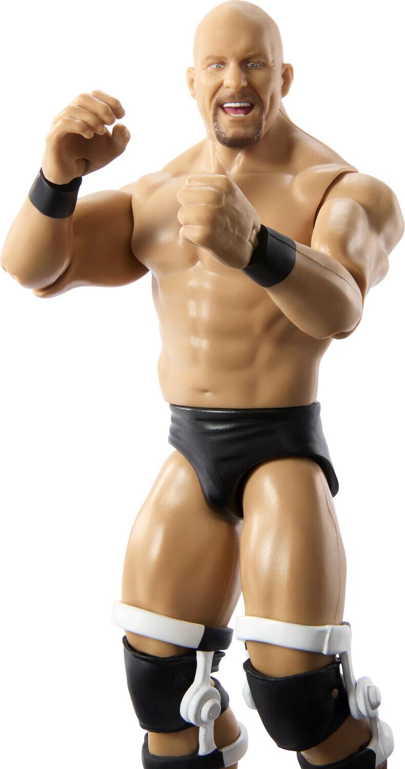 Alt View 3. Mattel - Mattel Collectible - WWE Main Event 6" "Stone Cold" Steve Austin Action Figure   - COLLECTIBLES - Multicolor.