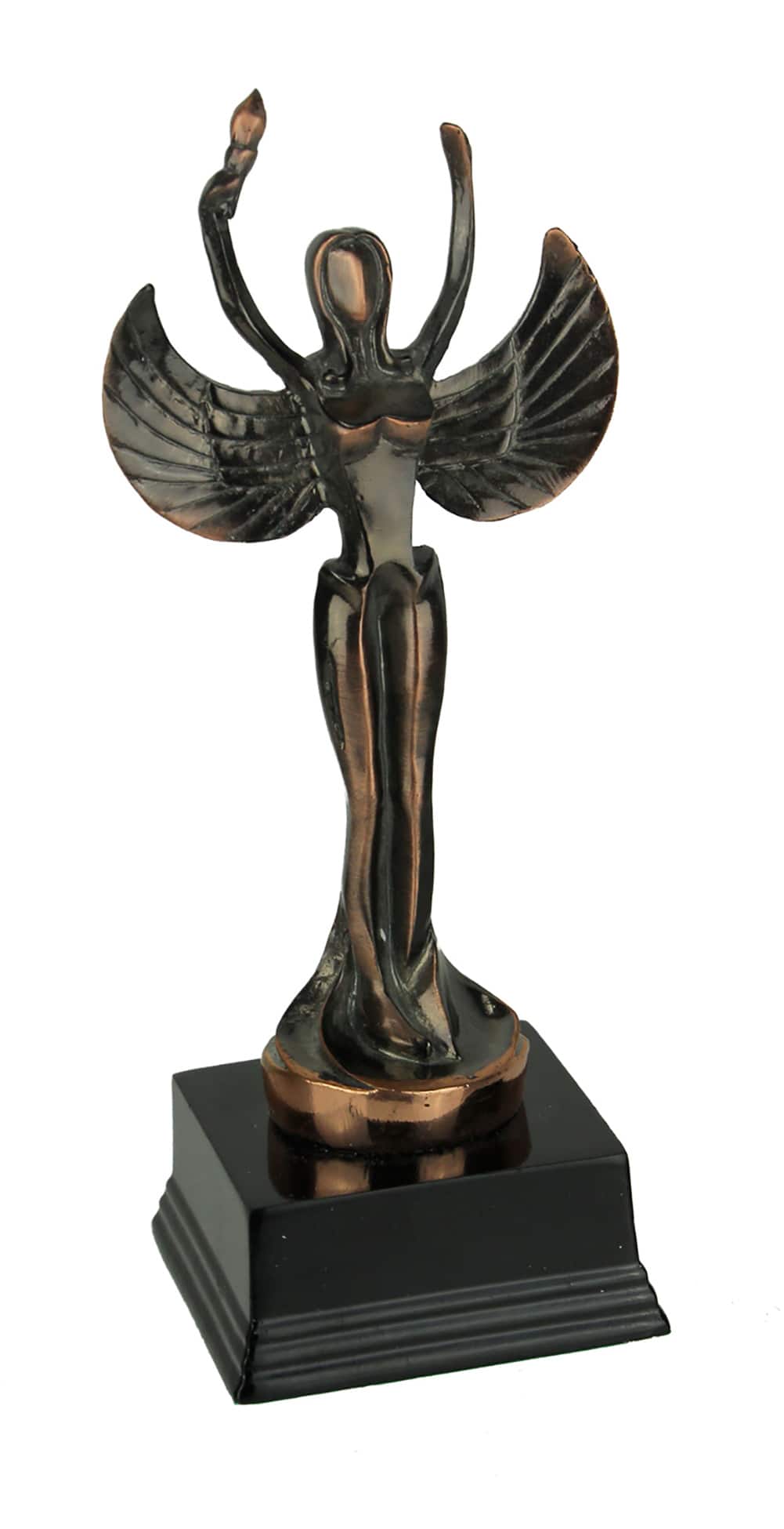 Photos - Other Decoration Finish Zeckos -  Abstract Victory Angel Achievement Trophy Statue - Bronze LS1-BN85061B 
