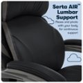 Alt View Zoom 13. Serta - Big & Tall with Smart Layers Technology and AIR Lumbar Bonded Leather Executive Chair - Black.