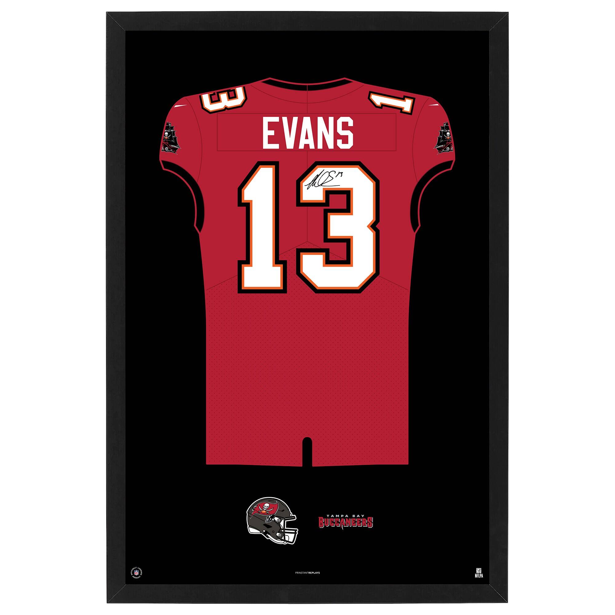 Mike Evans Tampa Bay Buccaneers Home Jersey Framed Art Print