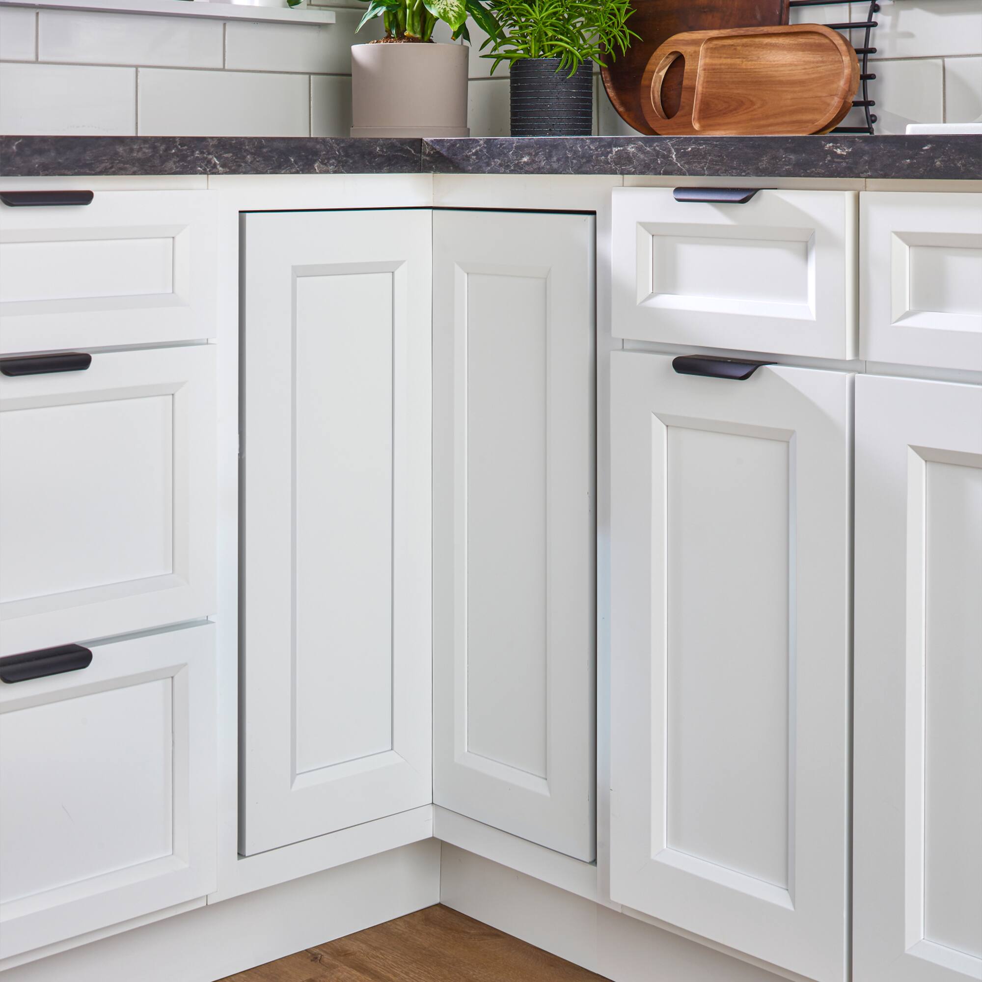 Alt View 7. Rev-A-Shelf - Rev-A-Shelf 28'' Lazy Susan Pie-Cut Polymer 2-Shelf, Almond, 6942-28-15-52 - Almond.