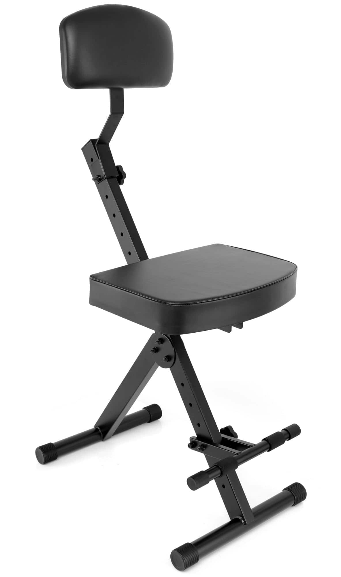 Pyle - Drum Throne, Adjustable Foldable Stool with Backrest, Padded Seat & Footrest for Adults - PKST70 price history on PriceWatchPro