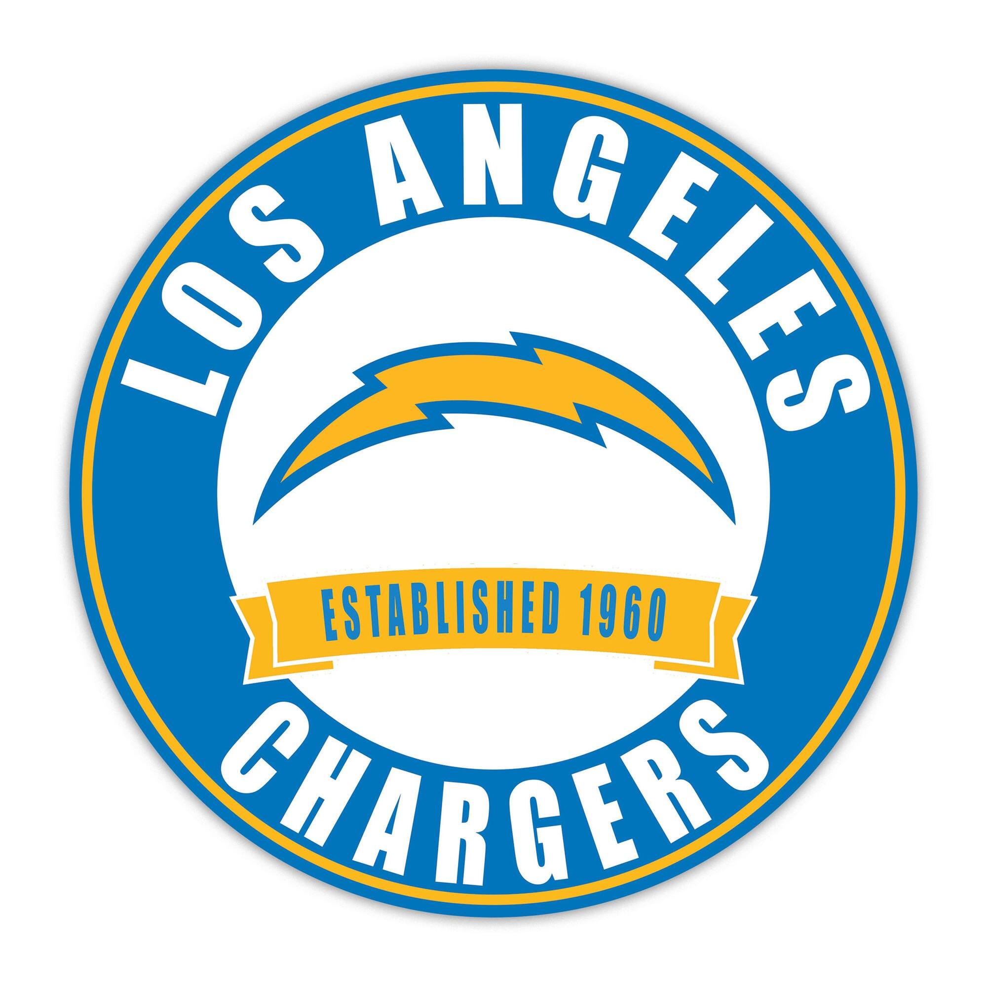 Los Angeles Chargers 24" Circle with Banner