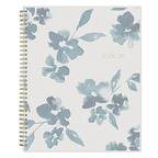 Front. Blue Sky - 2025-2026 8.5" x 11" Academic Year Weekly & Monthly Planner, Plastic Covered - Bakah Blue.