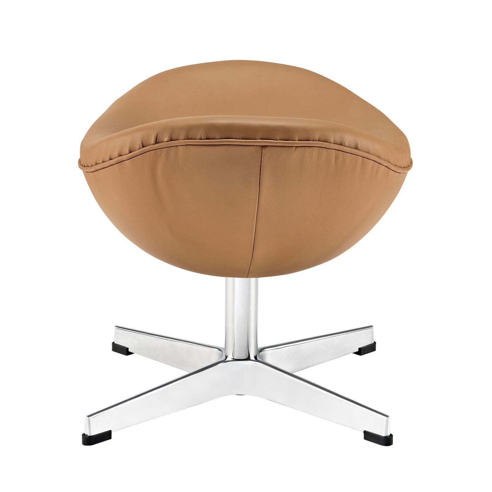 Left. Modway - Glove Leather Ottoman by Modway - EEI-264-TER.