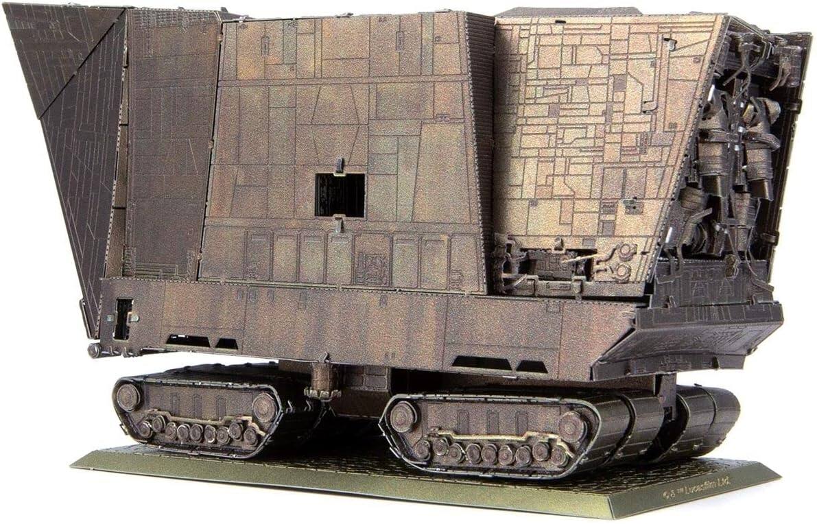 Alt View 3. Metal Earth - Metal Earth Premium Series Star Wars Jawa Sandcrawler 3D Metal Model Kit Fascinations - Silver.
