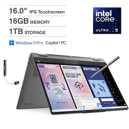 16.0" IPS Touchscreen
16GB MEMORY
1TB STORAGE
Windows 11 Pro Copilot+PC
Intel Core Ultra 5
REVIBE: LET'S TELL THEM YOU HAVE IT
get swapping
Already a member? Log in
Condition
Brand
Location
