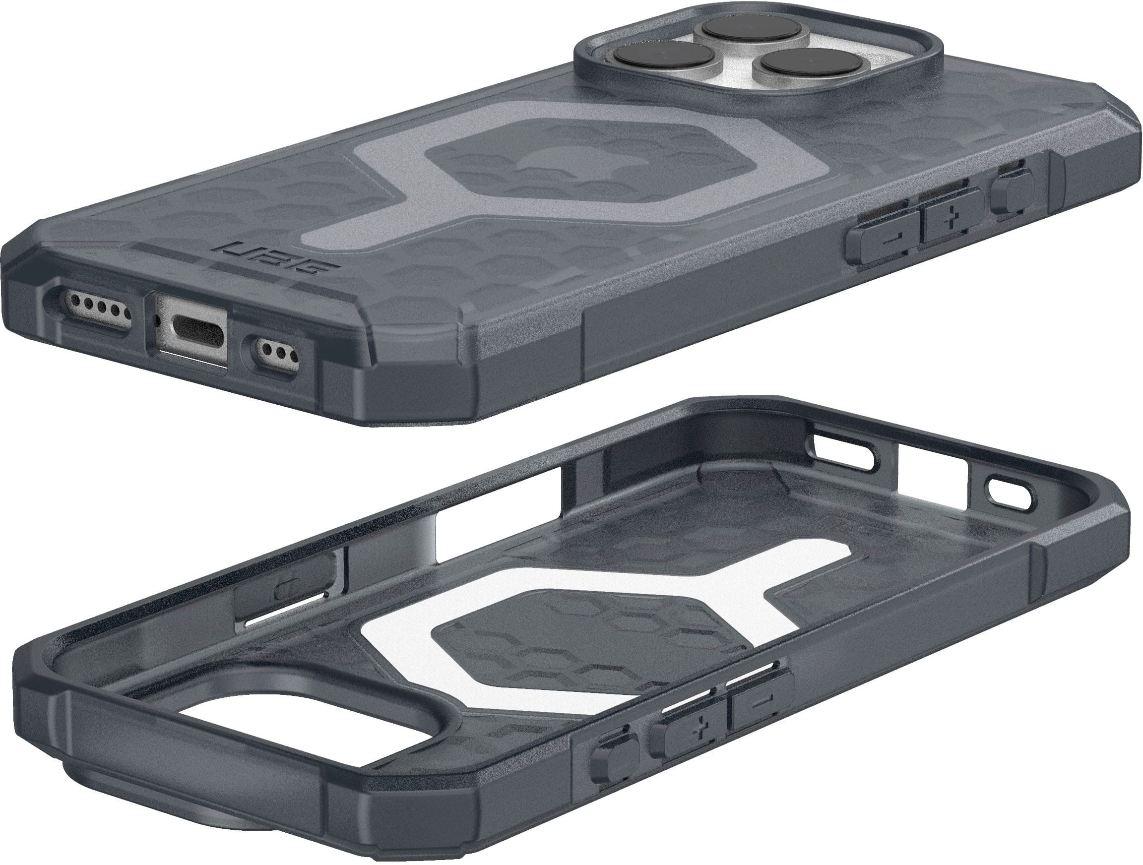 Alt View 16. UAG - Essential Armor Series Case with Magsafe for Apple iPhone 16 Pro - Ash.