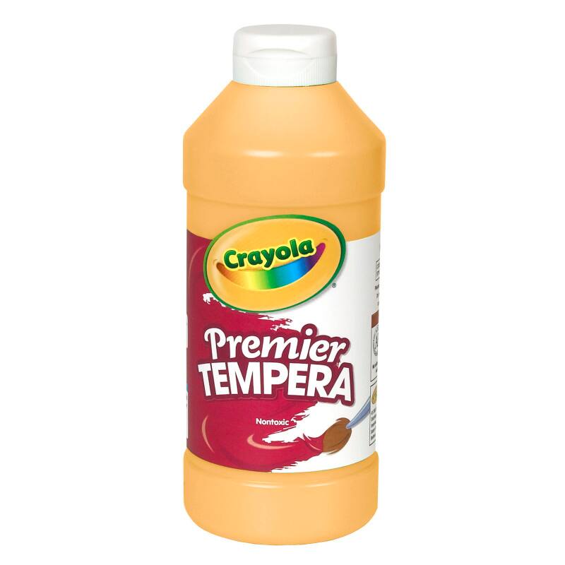 Crayola - Premier Tempera Paint 16 oz Peach