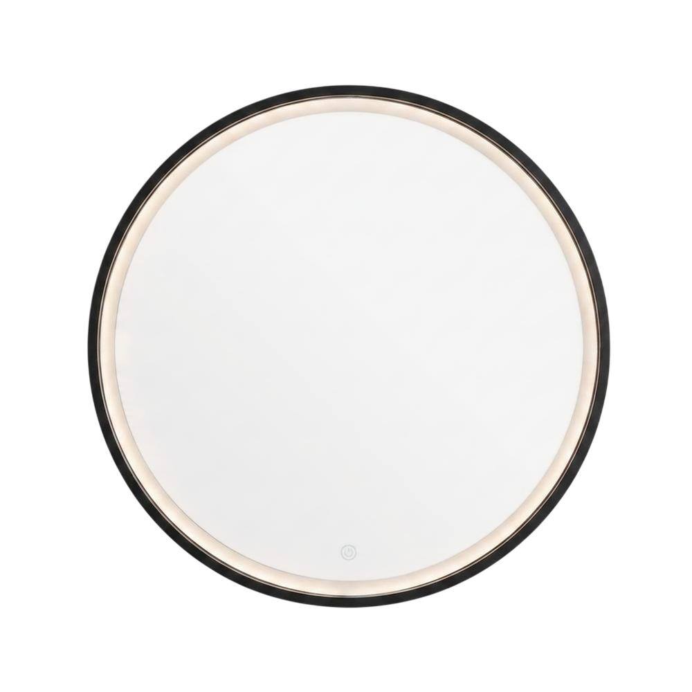 Elegant Decor - Pier 36 inch LED mirror with adjustable color temperature - Black price history on PriceWatchPro