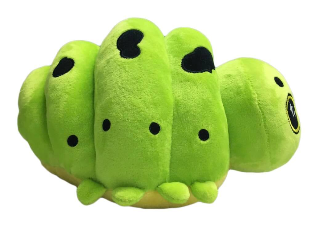 Alt View 10. Golden Bell Studios - Jeff the Fatterpillar 12 Inch Plush - Green.