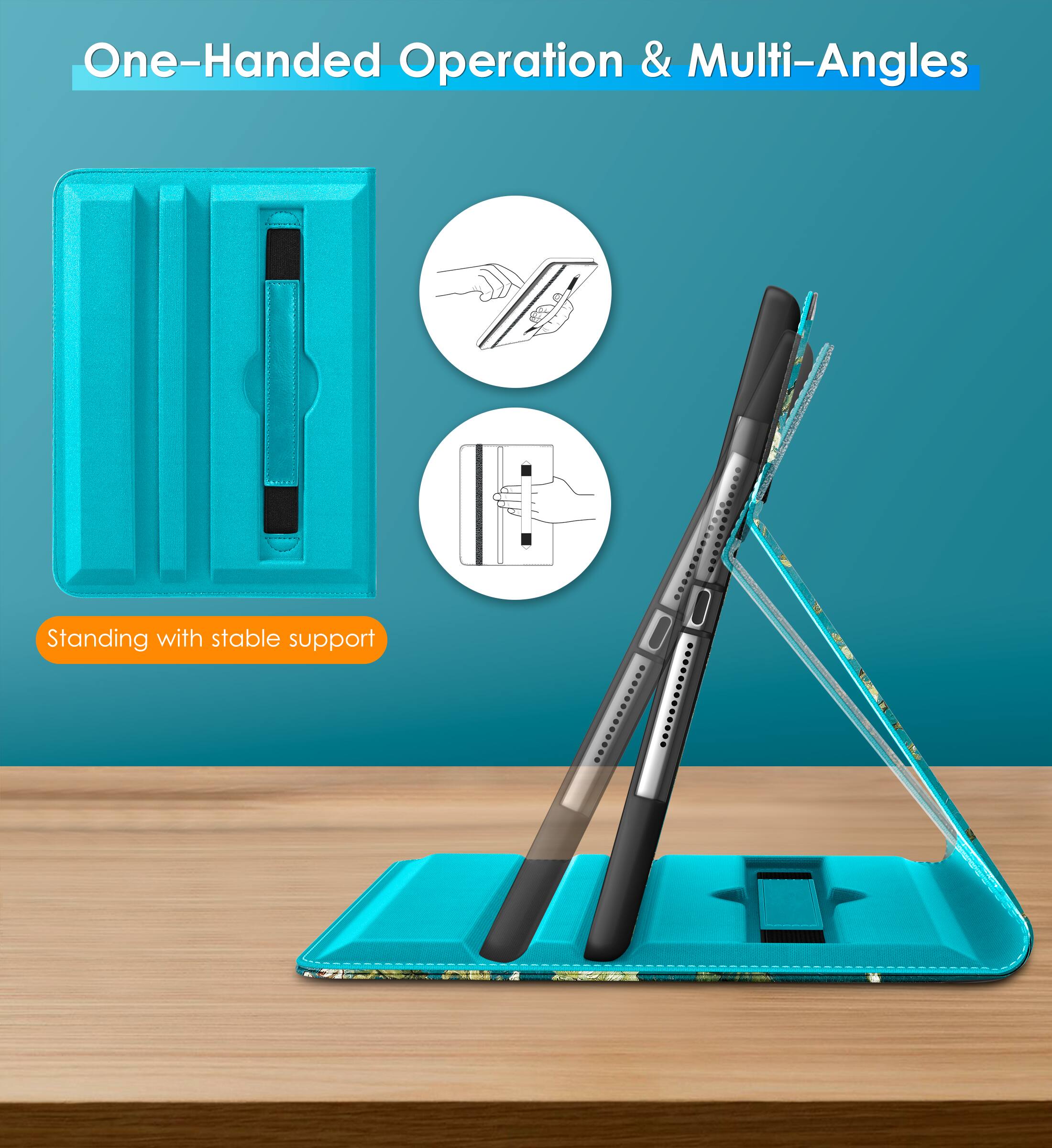 One-Handed Operation & Multi-Angles

Standing with stable support