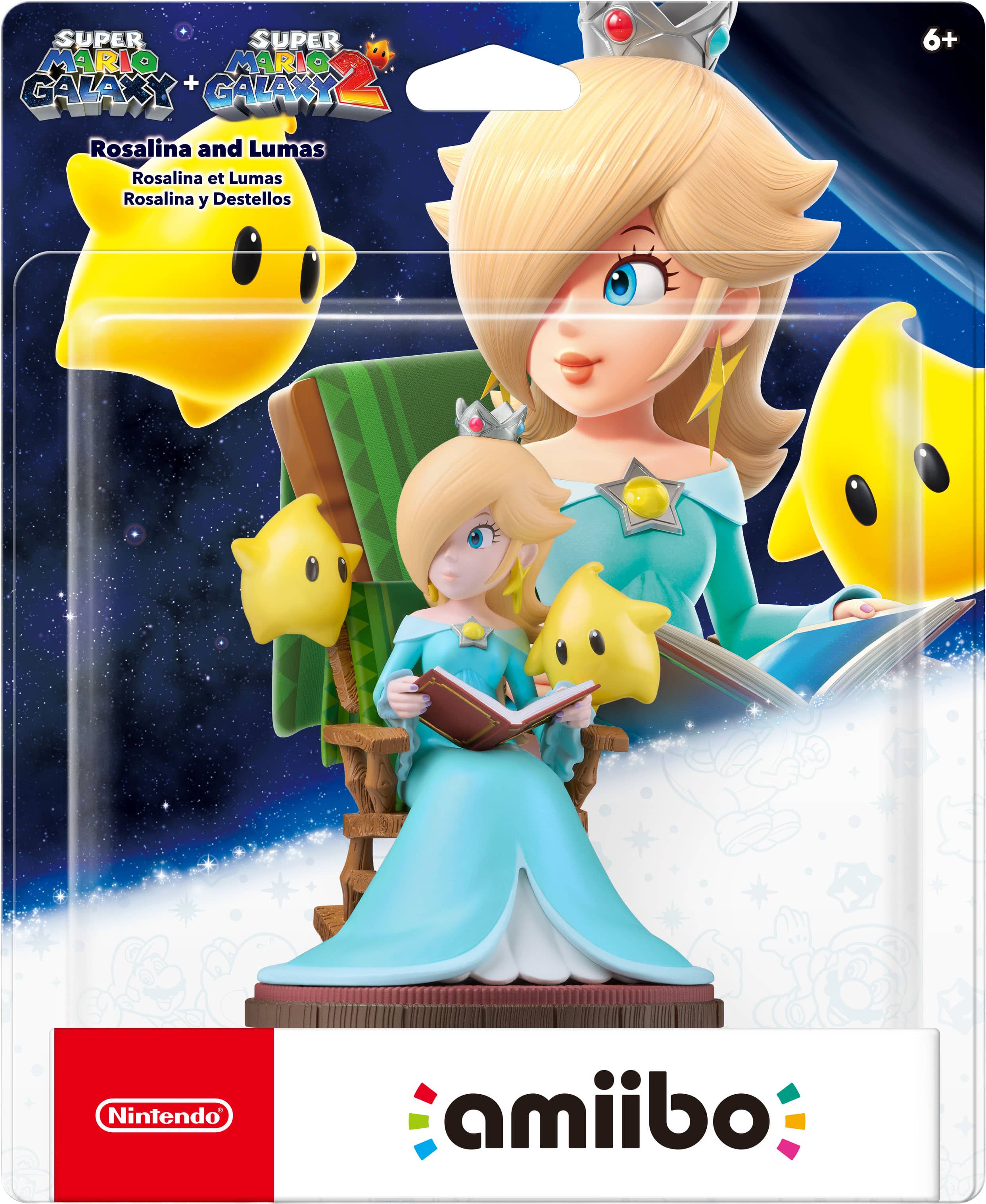 Nintendo - amiibo™ - Rosalina and Lumas - Super Mario Galaxy™ + Super Mario Galaxy™ 2 Series - Multi - Front_Zoom