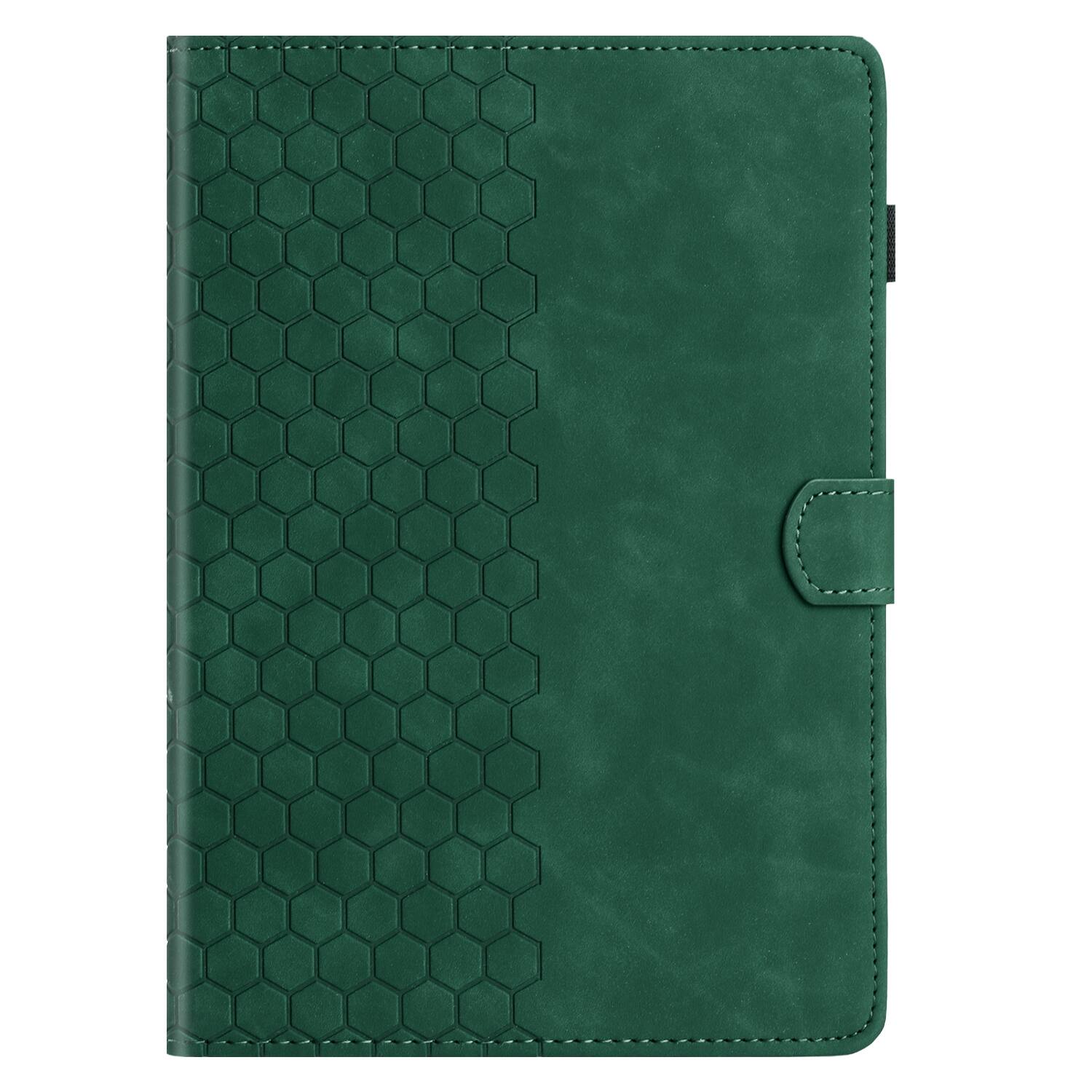 Alt View 1. Dteck - Embossed Folio Case for Apple iPad mini (A17 Pro) 2024 / iPad mini 7th/6th Gen,Faux Leather Card Slots Stand Cover - Green.