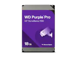 Western Digital - WD Purple Pro WD181PURP 18TB 7200 RPM 512MB Cache SATA 6.0Gb/s 3.5" Internal Hard Drive