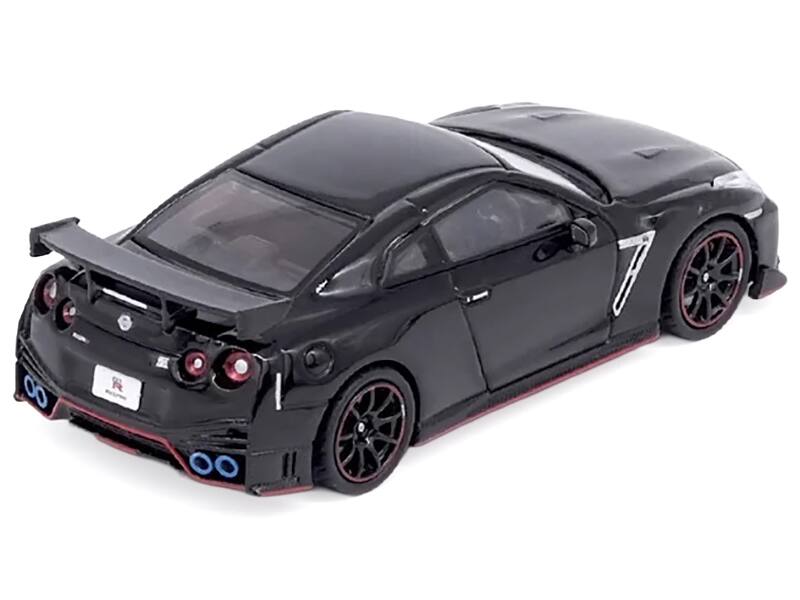 Angle. Inno Models - Nissan GT-R (R35) Nismo RHD (Right Hand Drive) Nismo Black with Carbon Hood and Top 1/64 Diecast Model Car - Black, Carbon.
