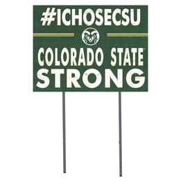 Jardine - Colorado State Rams 18'' x 24'' I Chose Lawn Sign - Green