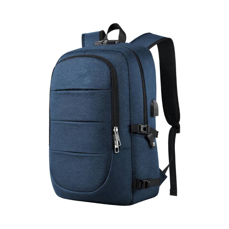 Front. Resource Ludis - Laptop Backpack With Usb Charging Port - Blue.