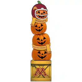 Fan Creations - Minnesota Golden Gophers 31" Stacked Pumpkin Leaner - Multicolor