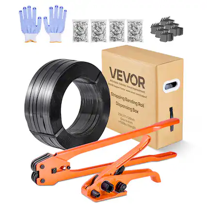 VEVOR
Affordable. Reliable. Home Improvement.
VEVOR Support Center: www.vevor.com/support
Strapping Banding Roll Dispensing Box
2000 FT x 5/8 inch
Easy to store
>1500 lbs Strength